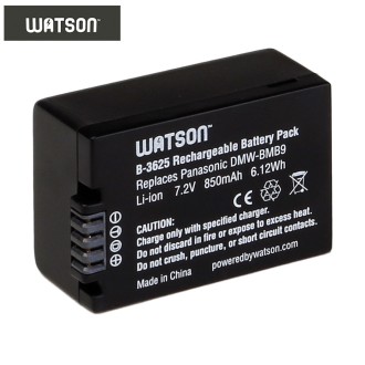 Bateria Watson DMW-BMB9 / BP-DC9 tipo Panasonic Leica (7.2V, 850mAh)